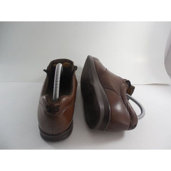 SAS Nursing Shoes Women Sz 9S Free Time Teak Brown Walking Leather‎ Comfort - Picture 6 of 9